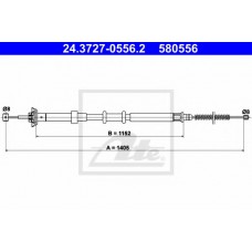 Sajla rucne kocnice Fiat Panda 2 Leva