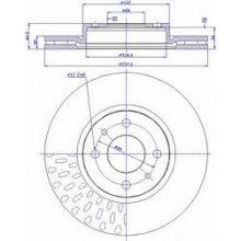 Disk kocioni prednji Punto JTD/PAR